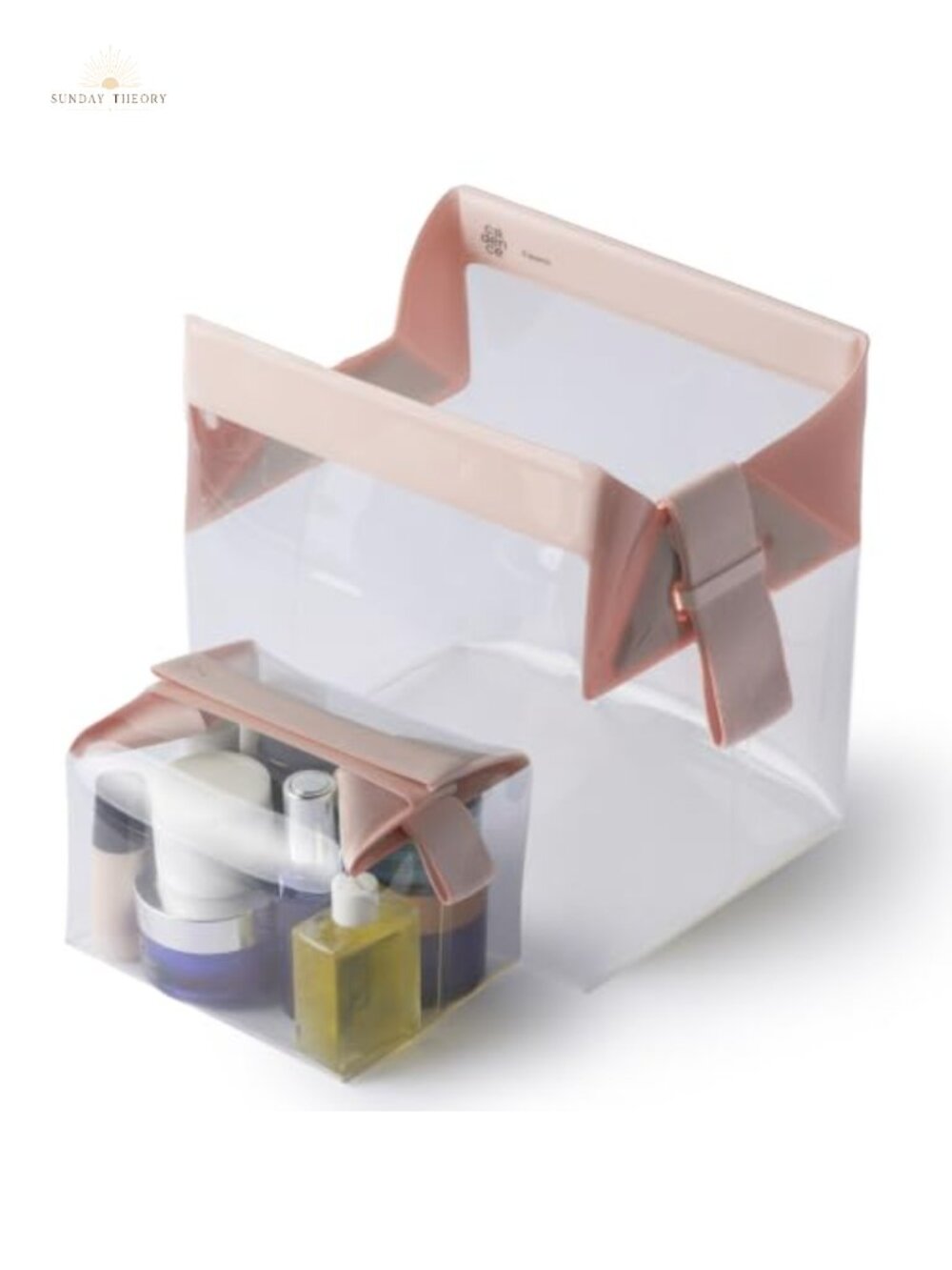 Recycled TPU Toiletry Bag with Magnetic Closure Leak Proof Travel Organizer